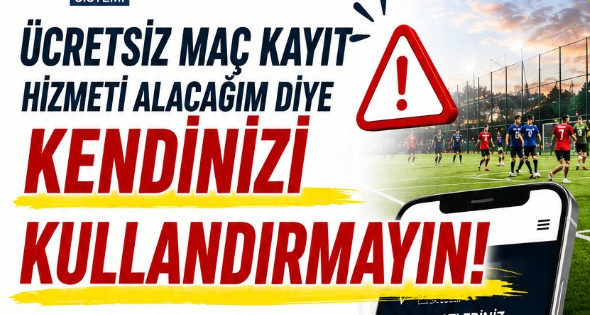 Halı saha canlı yayın maç kayıt