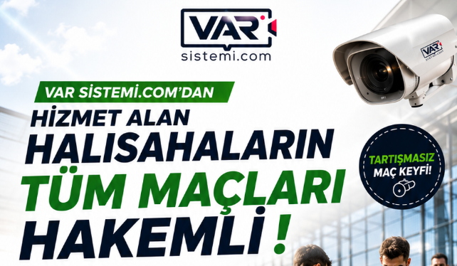 Tüm Maçlarınız Artık Hakemli!